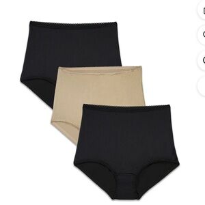 Vanity Fair High-Waisted Radiant Collection Undershaper 3 Pack Brief Size 5XL/12